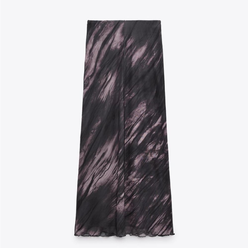 ZARA PRINTED RUCHED TULLE SKIRT & TOP 9250/081/229/018 - Picture 9 of 15